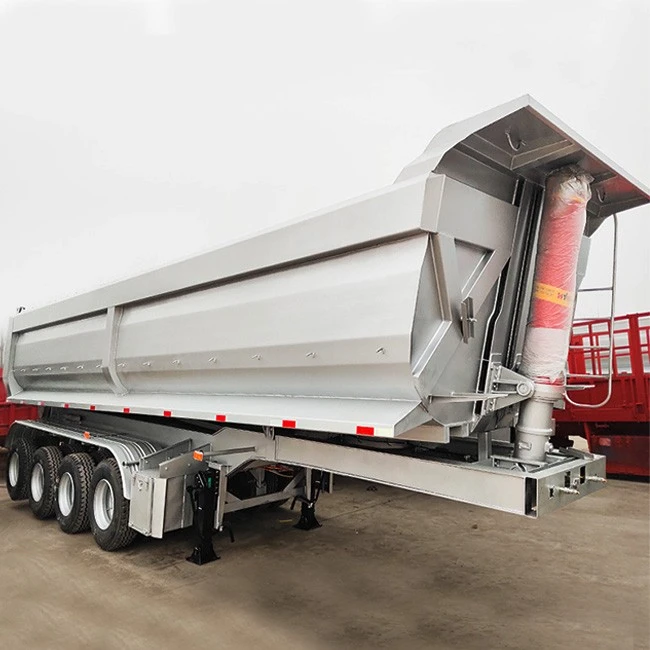 Китайська фабрика TONGYA Бренд U Shape Hyva Cylinder Dump Trailer для продажу