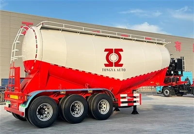 40T сипучий напівпричіп Tanker Cenemnt з дизельним дизелем